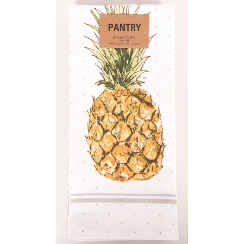 Bay Isle Home Pineapple 4 Piece Dishcloth Set & Reviews Wayfair